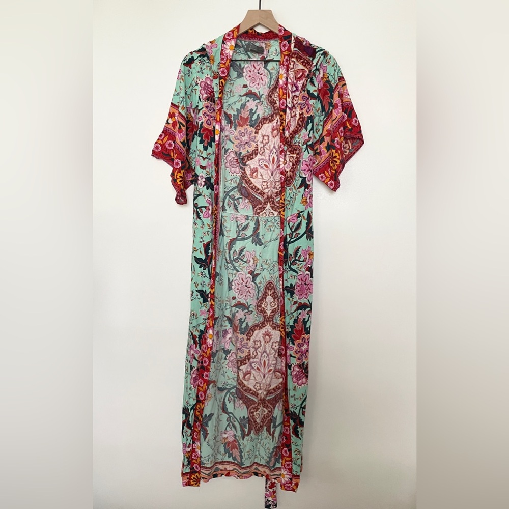 Anthropologie Radiant Floral Kimono Preowned 062/325 - Picture 8 of 8